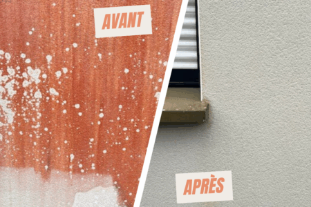 Nettoyage de façade d’une maison à Guidel